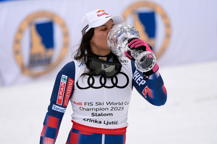 Zrinka Ljutičová získala malý glóbus za slalom